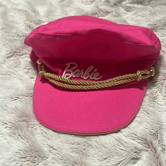 Hot Topic Accessories Barbie Pink Captain Hat Os Poshmark